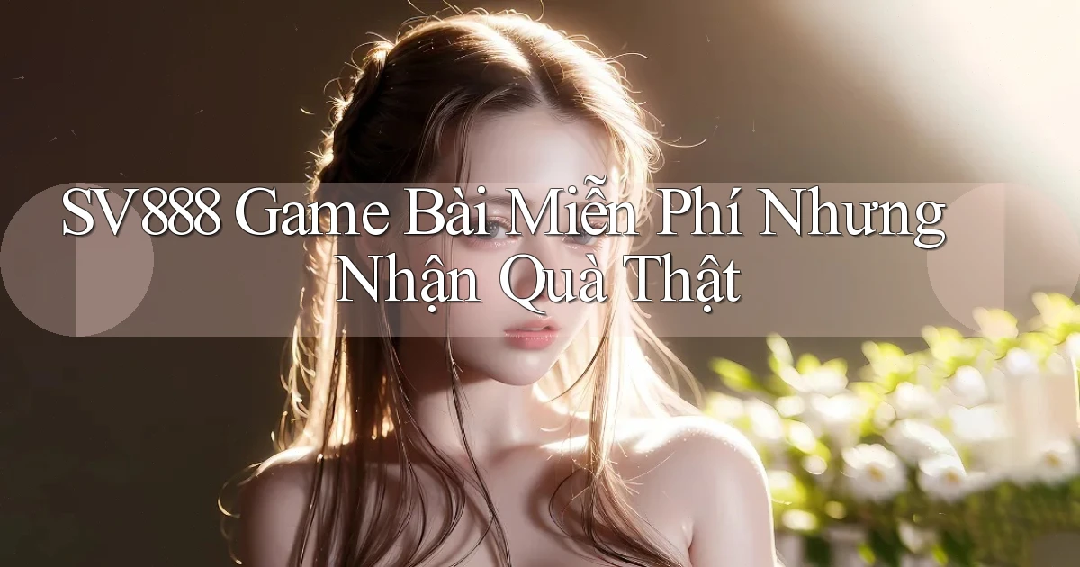sv888  game bài miễn phí nhưng nhận quà thật