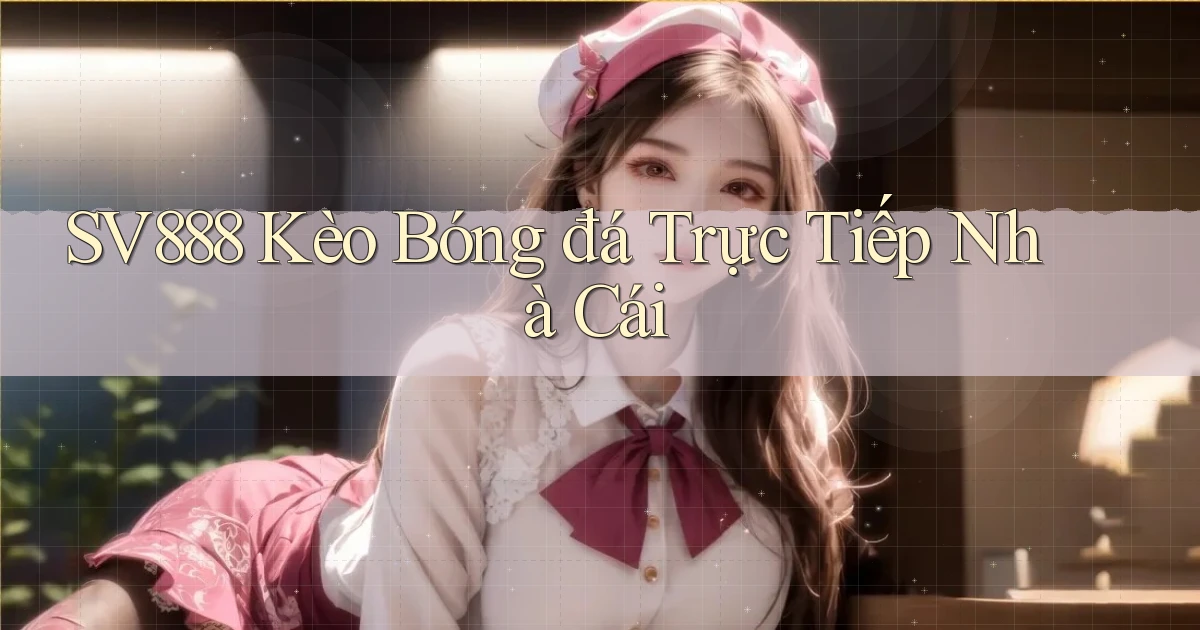 sv888  kèo bóng đá trực tiếp nhà cái