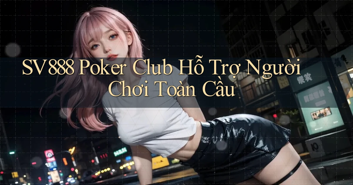 sv888  poker club hỗ trợ người chơi toàn cầu