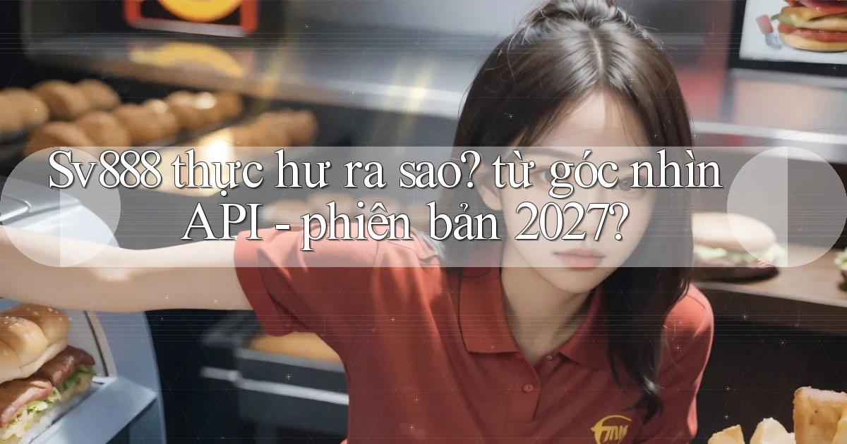 Sv888 thực hư ra sao từ góc nhìn API   phiên bản 2027