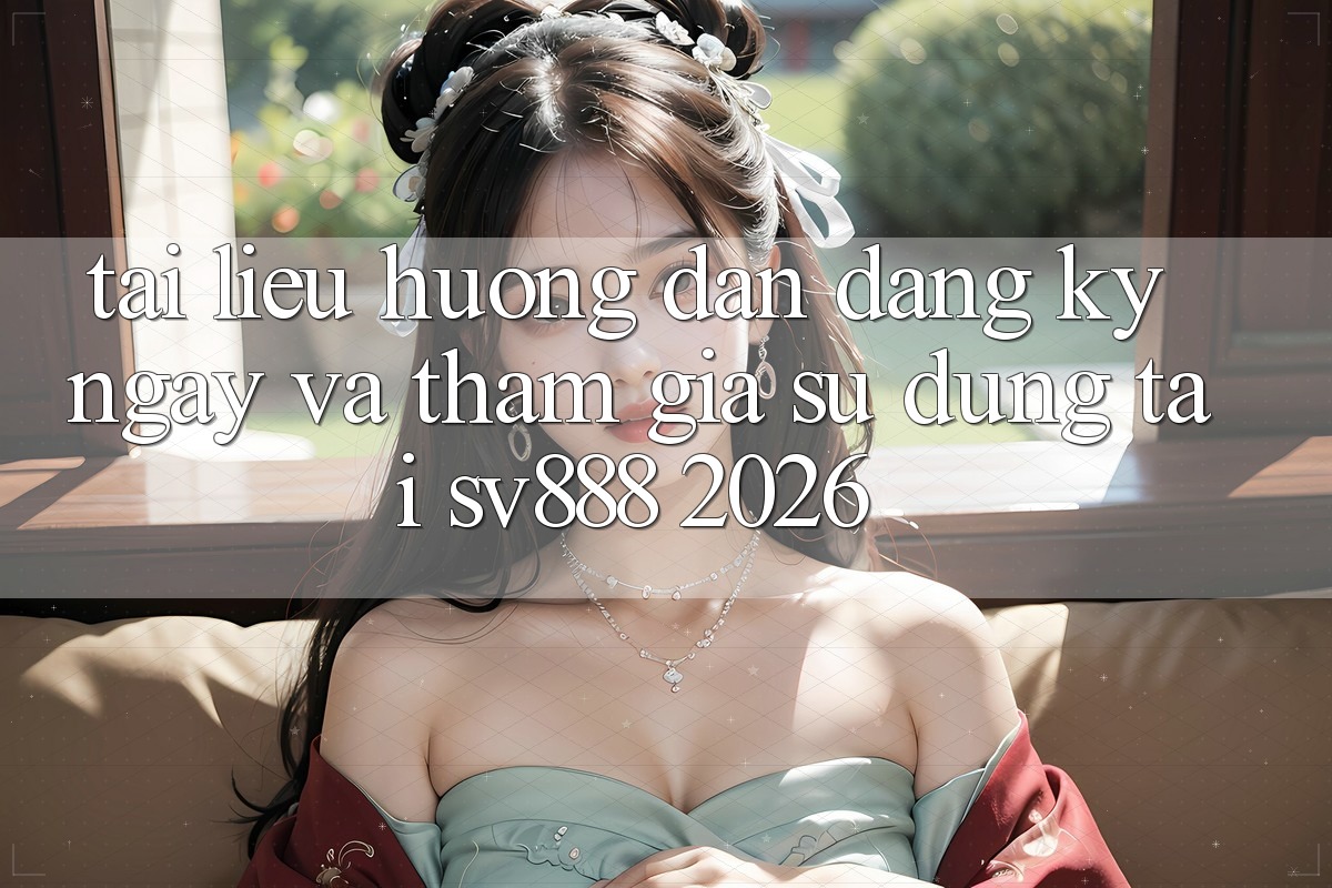 Tài liệu hướng dẫn Đăng ký ngay Và Tham Gia Sử dụng Tại SV888 2026