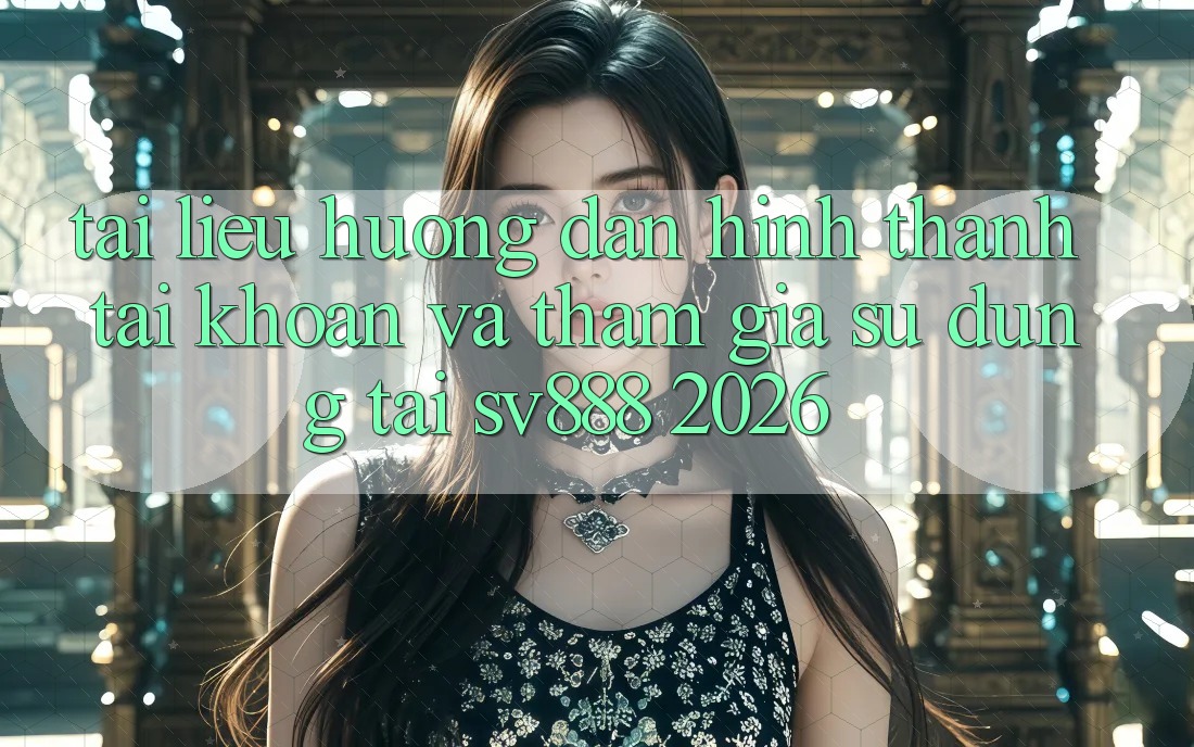 Tài liệu hướng dẫn Hình thành tài khoản Và Tham Gia Sử dụng Tại SV888 2026