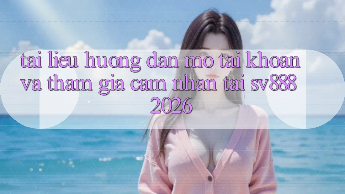 Tài liệu hướng dẫn Mở tài khoản Và Tham Gia Cảm nhận Tại SV888 2026 Tài liệu hướng dẫn Mở tài khoản Và Tham Gia Cảm nhận Tại SV888 2026