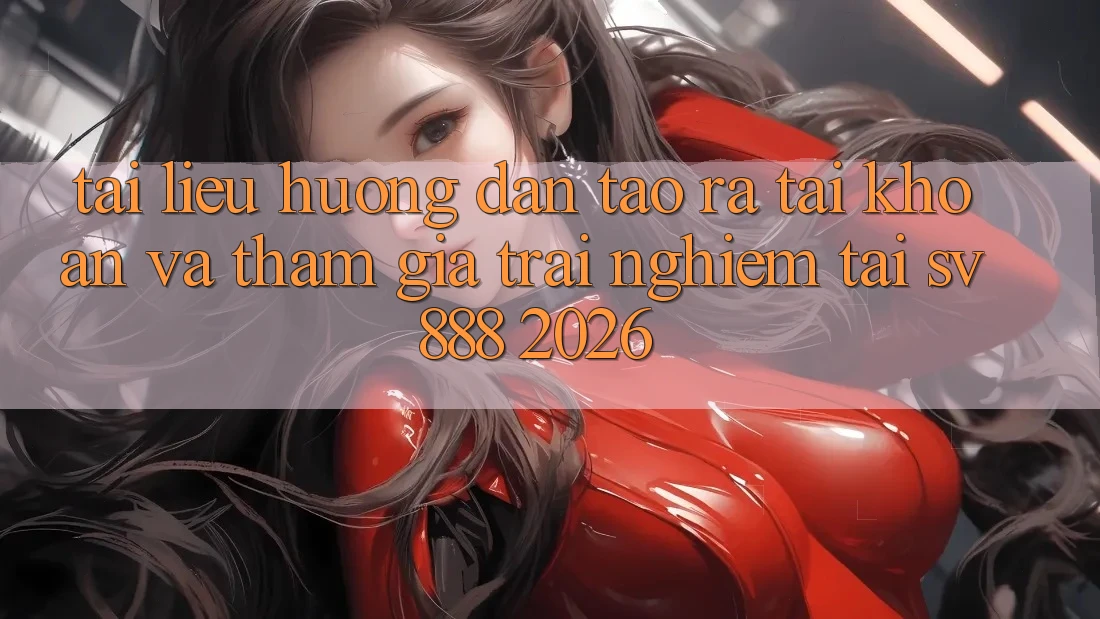 Tài liệu hướng dẫn Tạo ra tài khoản Và Tham Gia Trải nghiệm Tại SV888 2026 Tài liệu hướng dẫn Tạo ra tài khoản Và Tham Gia Trải nghiệm Tại SV888 2026