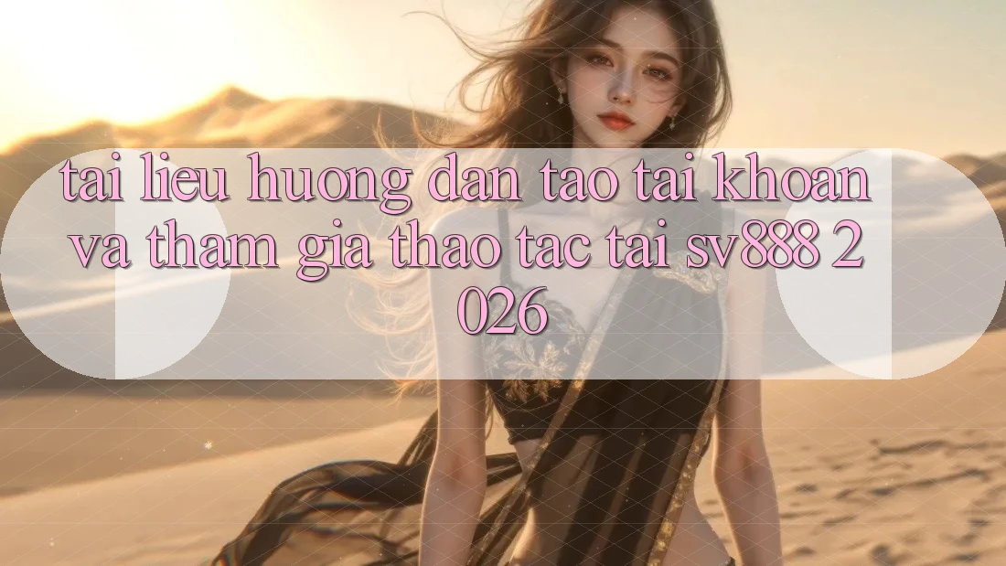 Tài liệu hướng dẫn Tạo tài khoản Và Tham Gia Thao tác Tại SV888 2026 Tài liệu hướng dẫn Tạo tài khoản Và Tham Gia Thao tác Tại SV888 2026