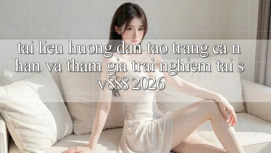 Tài liệu hướng dẫn Tạo trang cá nhân Và Tham Gia Trải Nghiệm Tại SV888 2026 Tài liệu hướng dẫn Tạo trang cá nhân Và Tham Gia Trải Nghiệm Tại SV888 2026