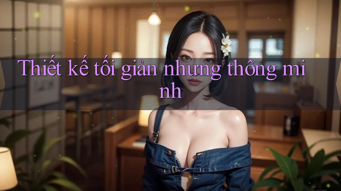 Thiết kế tối giản nhưng thông minh